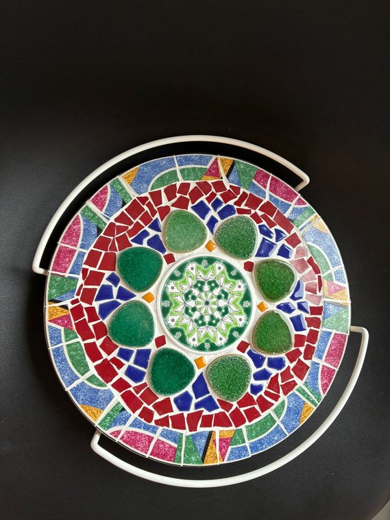 Création en mosaïque réalisée par un élève de l'Atelier ARTE MOSAIC