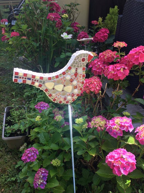 Création en mosaïque réalisée par un élève de l'Atelier ARTE MOSAIC