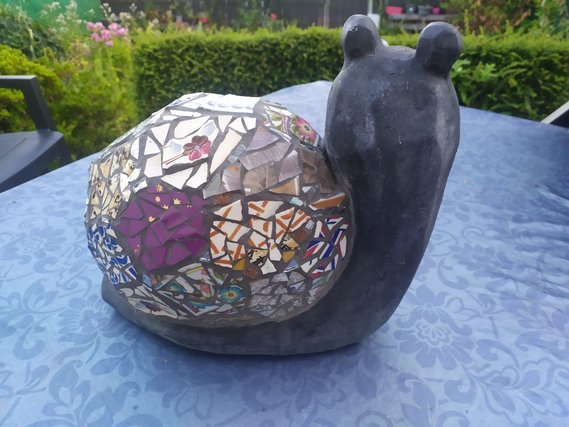 Création en mosaïque réalisée par un élève de l'Atelier ARTE MOSAIC
