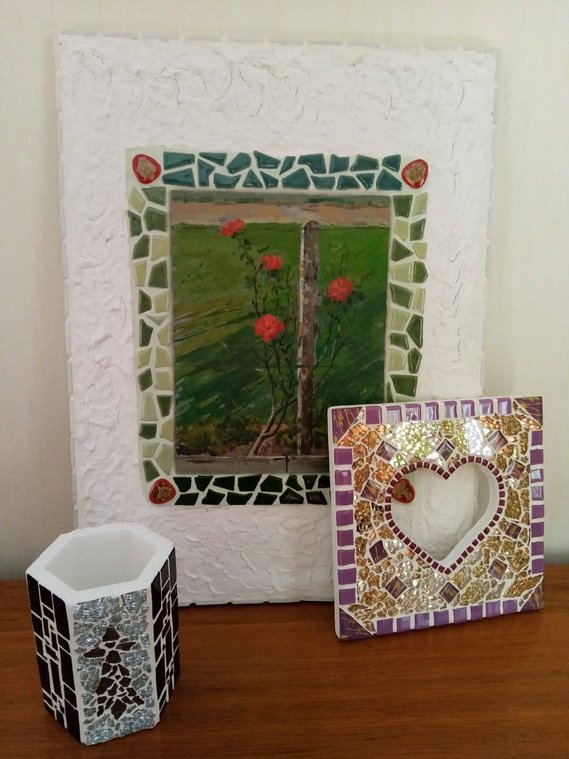 Création en mosaïque réalisée par un élève de l'Atelier ARTE MOSAIC