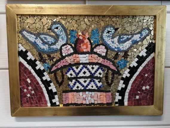 Création en mosaïque réalisée par un élève de l'Atelier ARTE MOSAIC