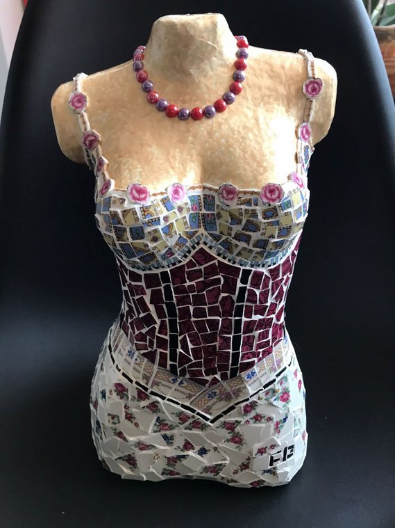 Création en mosaïque réalisée par un élève de l'Atelier ARTE MOSAIC