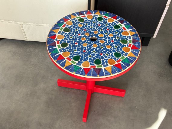 Création en mosaïque réalisée par un élève de l'Atelier ARTE MOSAIC