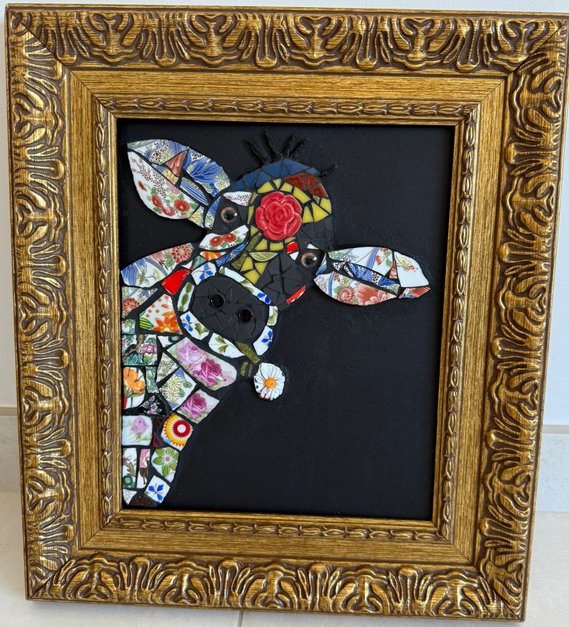 Création en mosaïque réalisée par un élève de l'Atelier ARTE MOSAIC