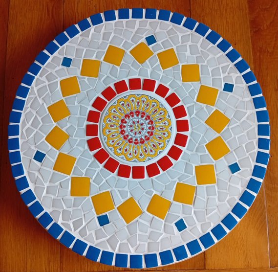Création en mosaïque réalisée par un élève de l'Atelier ARTE MOSAIC