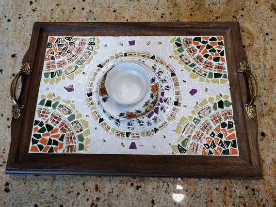 Création en mosaïque réalisée par un élève de l'Atelier ARTE MOSAIC