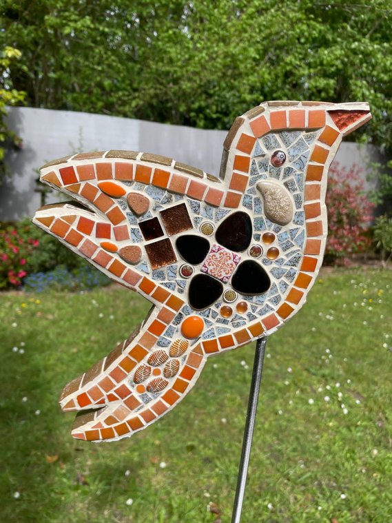 Création en mosaïque réalisée par un élève de l'Atelier ARTE MOSAIC
