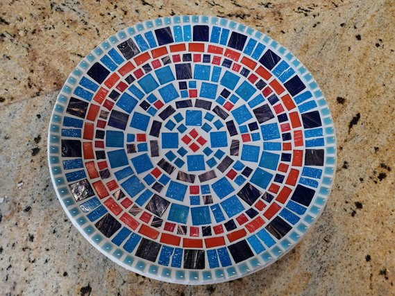 Création en mosaïque réalisée par un élève de l'Atelier ARTE MOSAIC