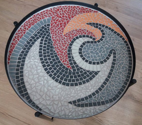 Création en mosaïque réalisée par un élève de l'Atelier ARTE MOSAIC