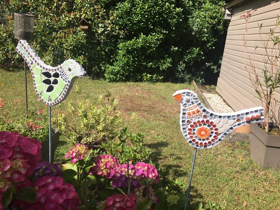 Création en mosaïque réalisée par un élève de l'Atelier ARTE MOSAIC