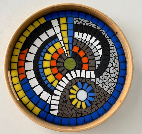 Création en mosaïque réalisée par un élève de l'Atelier ARTE MOSAIC