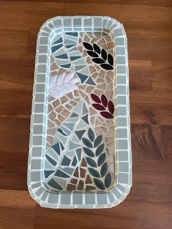 Création en mosaïque réalisée par un élève de l'Atelier ARTE MOSAIC